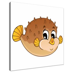 Obraz na plátne Veľká hnedá rybka 30x30cm 3094A_1AI