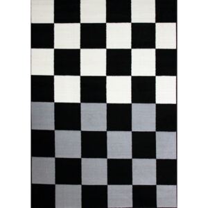 Kusový koberec PP Turix čierny, Velikosti 80x150cm