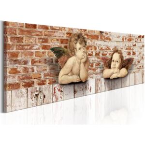Obraz na plátne Bimago - Angels Relaxation 120x40 cm