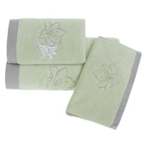 Soft Cotton Malý uterák LILIUM 32 x 50 cm. Užitočný, skladný, ušitý z kvalitnej 100% česanej bavlny. Rovnako ako ďalšie výrobky z kolekcie Lilium, aj 