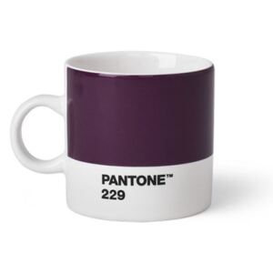 Tmavofialový hrnček Pantone 229 Espresso, 120 ml