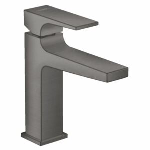 Umývadlová batéria Hansgrohe Metropol s clic-clacom kartáčovaný černý chrom 32507340