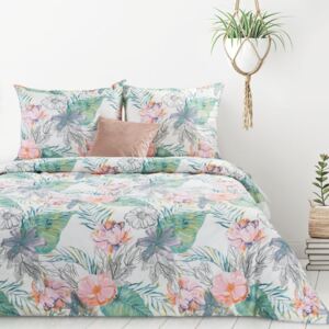 Farebné posteľné obliečky IDA z vysoko kvalitnej bavlny 140x200 cm, 70x80 cm