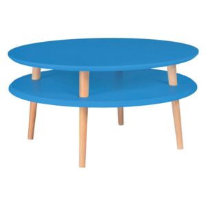 Modrý konferenčný stolík Ragaba Ufo, ⌀ 70 cm