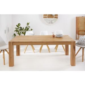 Jedálenský stôl 39721 200x100cm Masív drevo Divoký dub - PRODUKT JE SKLADOM - 1Ks -Komfort-nábytok