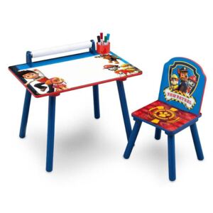 Detský kresliaci stôl so stoličkou TLAPKOVÁ patrol