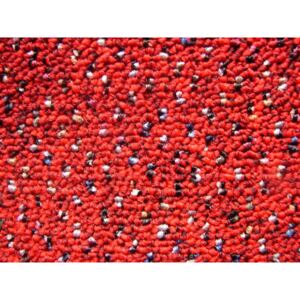 Tapibel Metrážový koberec New Melody 37489 červený - rozmer na míru s obšitiem cm