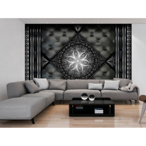 Murando DeLuxe Tapeta černý ornament 250x175 cm