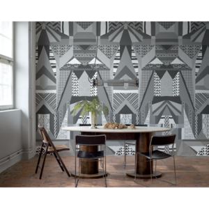 Vliesová tapeta Mr Perswall - Bright Side - Grey 360 x 265 cm