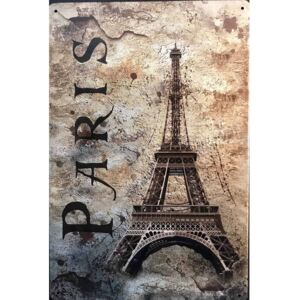 Ceduľa Paríž 30cm x 20cm Plechová tabuľa