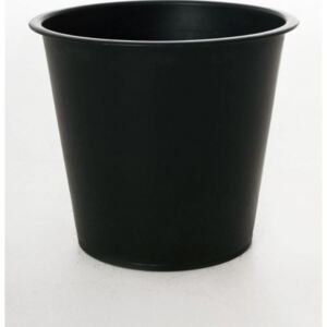 Guľatá plastová vložka 30, 26 * Ø 30 cm, čierna