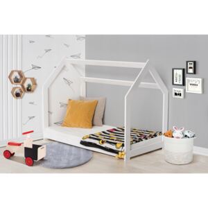MAXMAX Detská Domčekové posteľ LITE 160x80 cm - biela