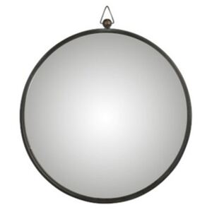 Zrkadlo čierne kovové závesné BOTANIC CHIC