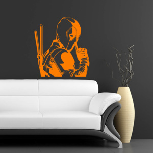 GLIX Deadpool 2 - samolepka na stenu Oranžová 50x45 cm