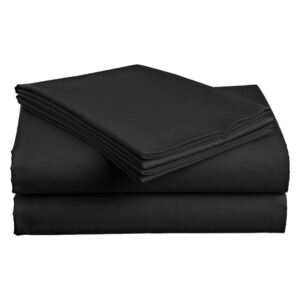 Bavlnená plachta Lux čierna 140x230 cm