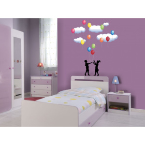 Balóniky detské samolepky na stenu - 03