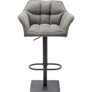 Sivá barová stolička s opierkami Kare Design Thinktank