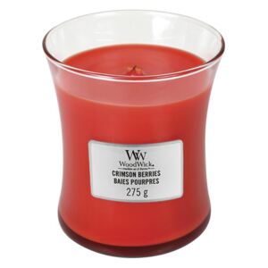 Sviečka oválna váza WoodWick Červená jarabina, 275 g