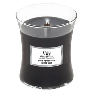 Sviečka oválna váza Woodwick Čierne korenie, 275 g