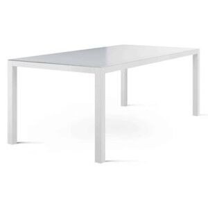 Záhradný hliníkový stôl Oviedo biela