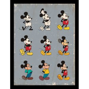Rámovaný Obraz - Mickey Mouse - Evolution