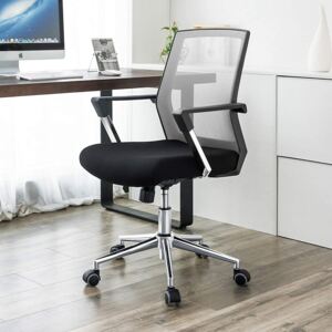 Kancelárska stolička - čierna, sivá