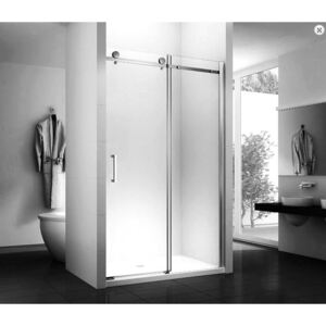 Rea - NIXON posuvné sprchové dvere, ľavé, chróm, 100 x 190 cm, REA-K5012