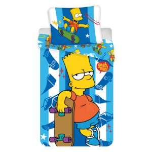 Jerry Fabrics Obliečka Bart skater 140x200/70x90 cm