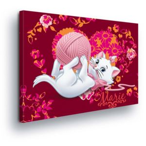 Obraz na plátne - Disney Playing Dark Pink Aristocrat 100x75 cm