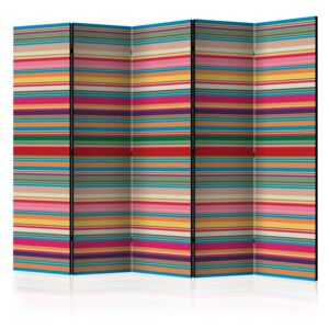 Paraván - Subdued stripes [Room Dividers] 225x172