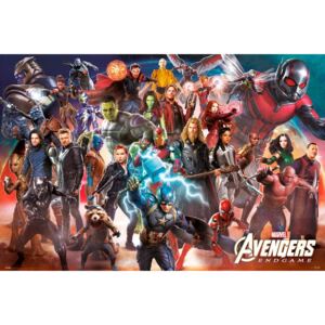 Plagát, Obraz - Avengers: Endgame - Line Up, (91,5 x 61 cm)