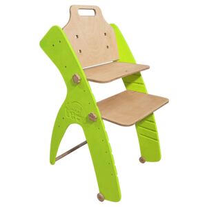 Detská rastúca stolička Smart Leo Simple - limetková zelená