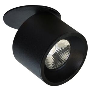 Polux LED Bodové zápustné svietidlo HARON 1xLED/15W/230V čierna SA1472 + záruka 5 rokov zadarmo