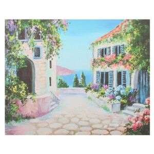Obraz na plátne Flower alley, 56 × 46 × 2 cm