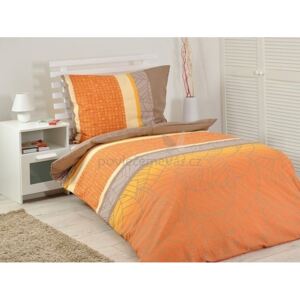 Bavlnené posteľné obliečky Arancione 140x200