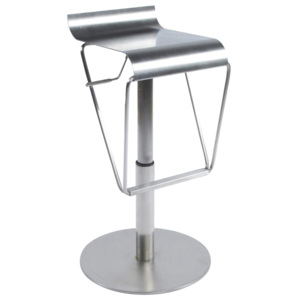 Moderná barová stolička Carter oceľová