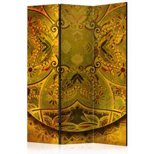 Paraván - Mandala: Golden Power [Room Dividers] 135x172