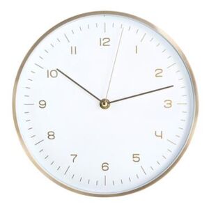 TORO Nástenné hodiny TORO 24,8cm biele, zelené