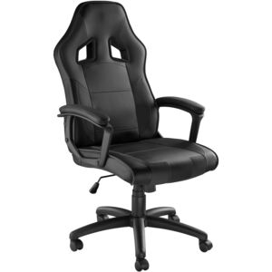 Tectake 403194 kancelárska stolička senpai - čierna