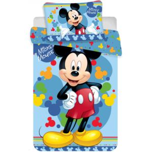 Obliečky do postieľky Mickey Mouse baby 02 100x135 40x60 cm 100% Bavlna Jerry Fabrics