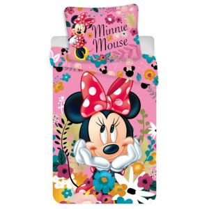Obliečky Minnie Mouse 05 140x200 70x90 cm Mikrovlákno Jerry Fabrics