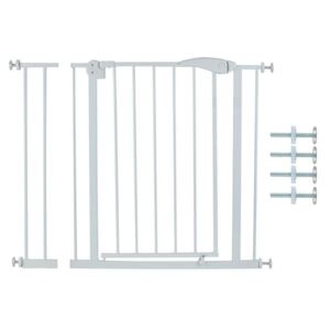 ISO Detská zábrana do dverí 74-101 cm, biela, 6222