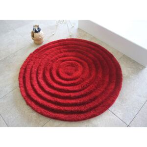 Kúpeľňová predožka Alessia Round Red, Ø 90 cm