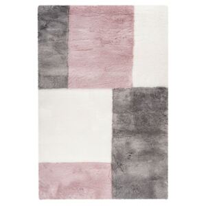 Kusový koberec Samba Patch 380 powder pink 80 x 150 cm
