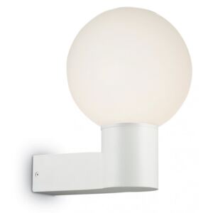 Ideal Lux 146577 vonkajšia nástenná lampa Symphony 1x60W | E27 | IP44 - biela