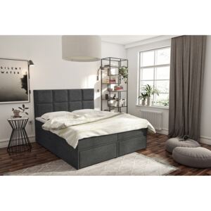 Kontinentálna posteľ Hudson Lux 2, Rozmer postele: 140x200, Farby: Muna 10
