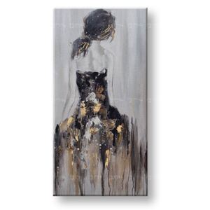 Maľovaný obraz na stenu ŽENA 1 dielny 50x100 cm CWF1527HE1 (maľované obrazy)