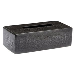 Box na papierové obrúsky čierny šedý kamenina UGO