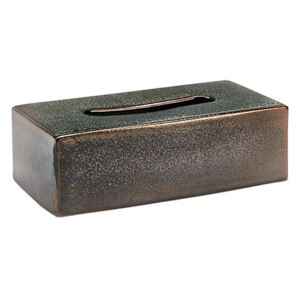 Box na papierové obrúsky bronzový hnedý kamenina UGO BRONZE