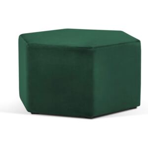 Fľaškovo zelený puf Milo Casa Marina, ⌀ 80 cm